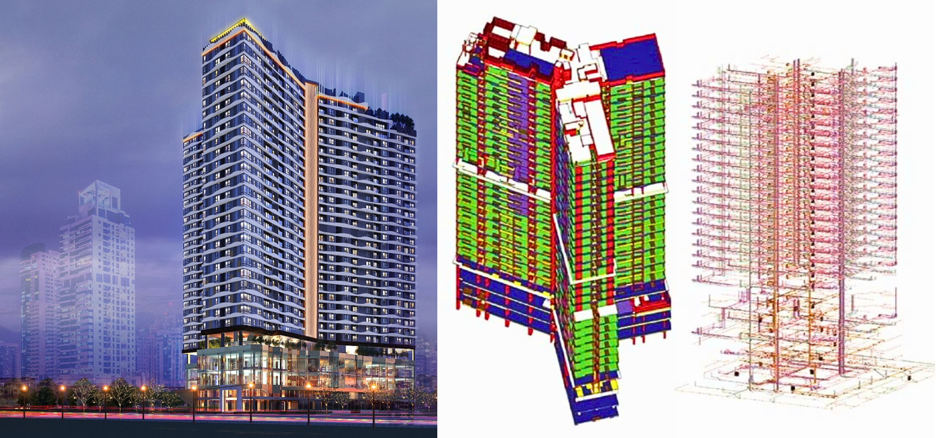 thiết kế công trình cao tầng bằng BIM